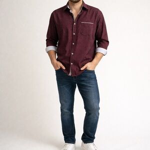 NWT Craft + Flow Men’s Button Down Shirt – Size Large